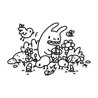 Doodletown Nature Bunny - design