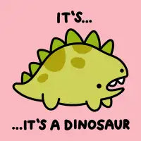 It's... It's a dinosaur – Stegosaurus - design