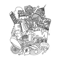 Minneapolis - Black - design