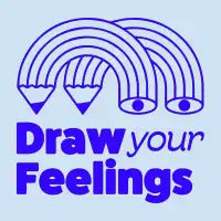 Draw Your Feelings (Blue) - design