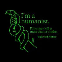 I'd Rather Kill a Man than a Snake (lime green) - design