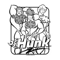 Hunk Black Outline - design