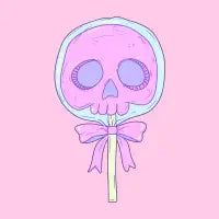 Skull lollipop - design