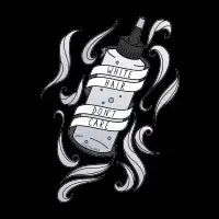 White Hair Don't Care - design