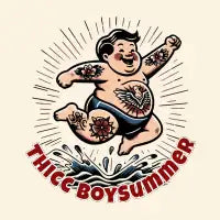 Thicc Boy Summer - design