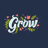 Grow (white version) - design