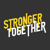 Stronger Together Dark Version Yellow - design