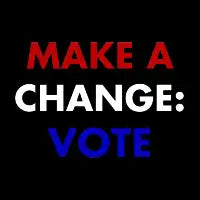 Make A Change: Vote - design