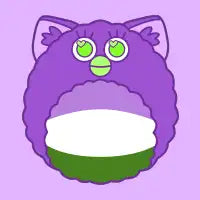 Genderqueer Pride Flag Furby - design
