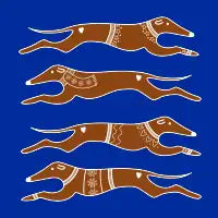 Gingerhound Snowflake Stack Blue - design