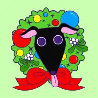 Holiday Hell Hound - design