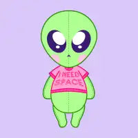 Plush Alien - design