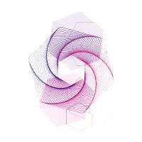 Bright hexagons - design