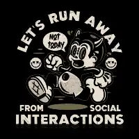 Run Away From Social Interactions - design