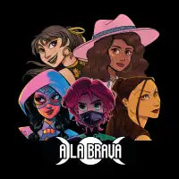 A LA BRAVA, Latina Superhero Team - design