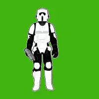 Speeder Biker Action Figure - design