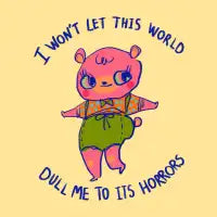 Dull me to it's horrors - design