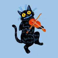 Fiddle Cat - design