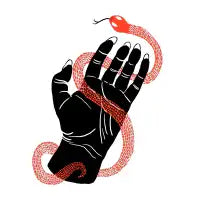 Snake & Hand - design
