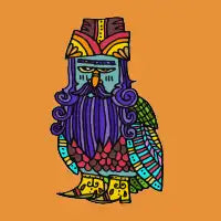 The fancy boots owl - design