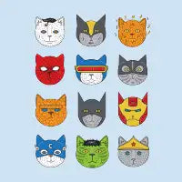 Super cats! - design