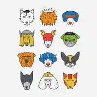 Super Dogs! - design