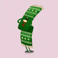 Peppermint Mocha scarfing time - design