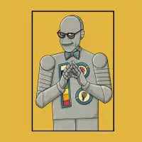 Do-Gooder Robot No. 183 T-Shirt - design