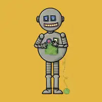 Robot No. 143 - Knitting T-Shirt - design