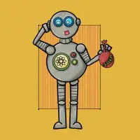 Robot No. 149 - April Fool's - design