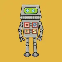 Robot No. 57 - Atomic Robot T-Shirt - design