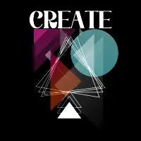 "Create" Geometric Abstract Shapes - design
