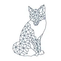 Geometric Fox - design