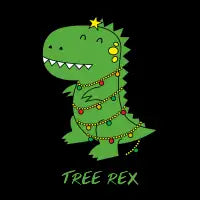 Cute Christmas Dinosaur (Tree Rex) - design