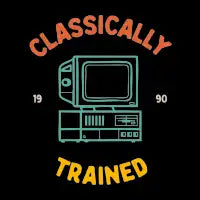 Funny Classically Trained Retro Computer 1990 - design