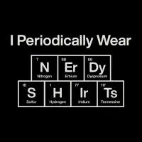 I Periodically Wear Nerdy Funny - design