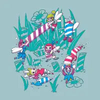 Pixies Eating Pixie Sticks - design