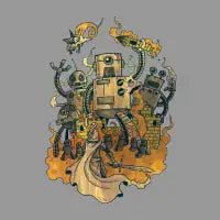 Robots Come Out At Knight - design