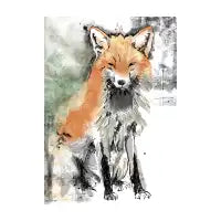 Fox painting - design
