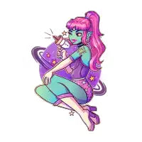 Space Babe - design