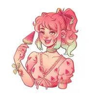 watermelon Girl T-Shirt - design
