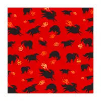Fire Breathing Ponies Pattern - design