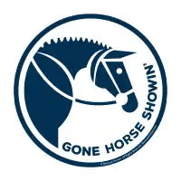 Gone Horse Showin' Navy T-Shirt - design