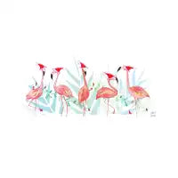 Holiday Flamingos Mug - design
