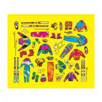 Retro Ski Socks - design