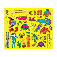 Totally 80's Ski Gaiter - design