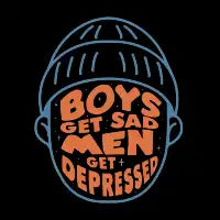 Boys Get Sad, Men Get Depressed - design