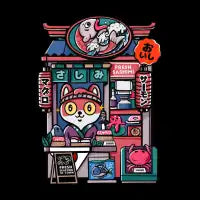 Cat Sashimi stall - design