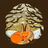 Foxes in the Winter - design
