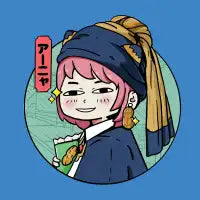 Girl with a Peanuts Earring - design